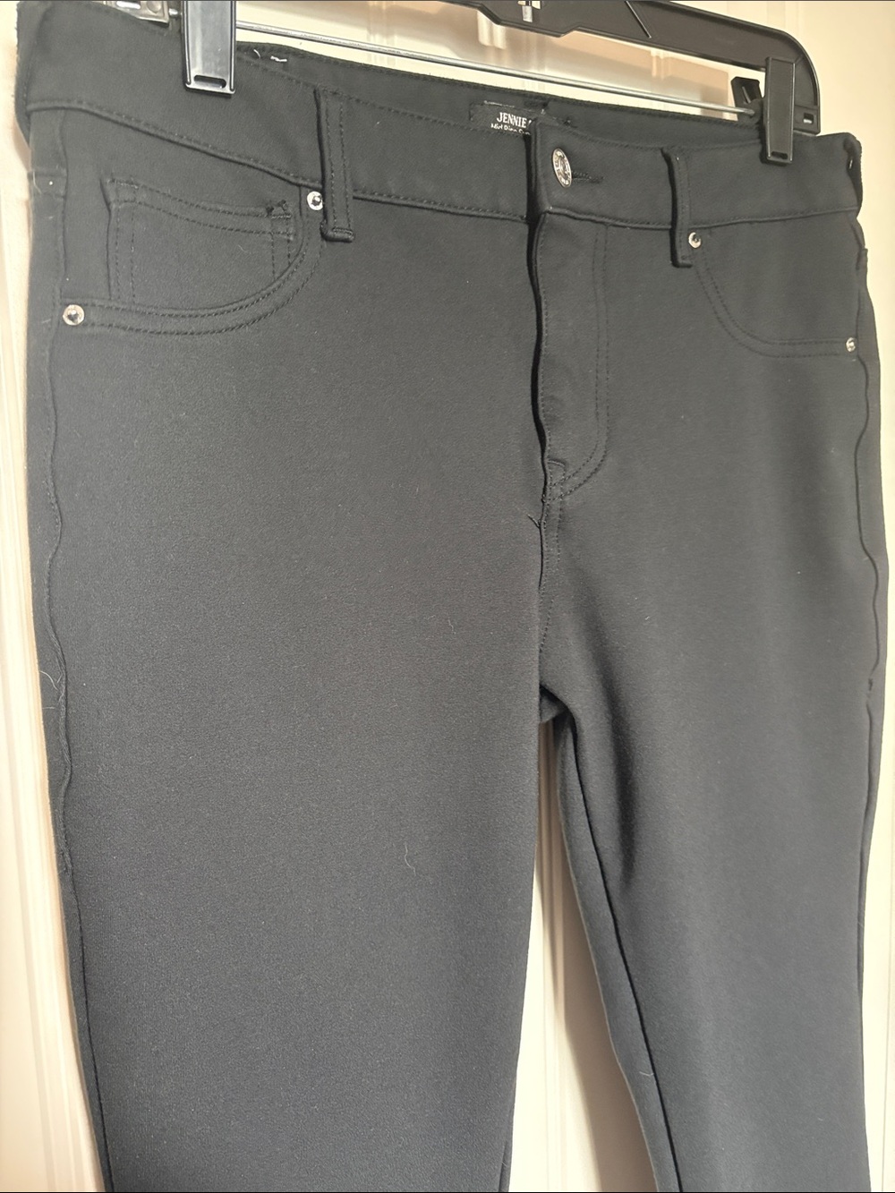 Black Stretch True Religion Skinny Pants - Picture 2 of 5